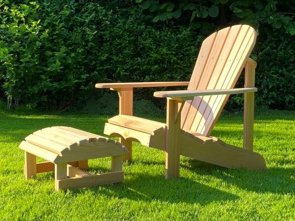Ontaria Adirondack Chair with stool
