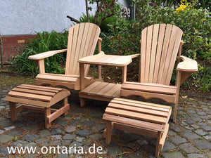 Assembly service: Adirondack Chair Tête-à-Tête with stools
