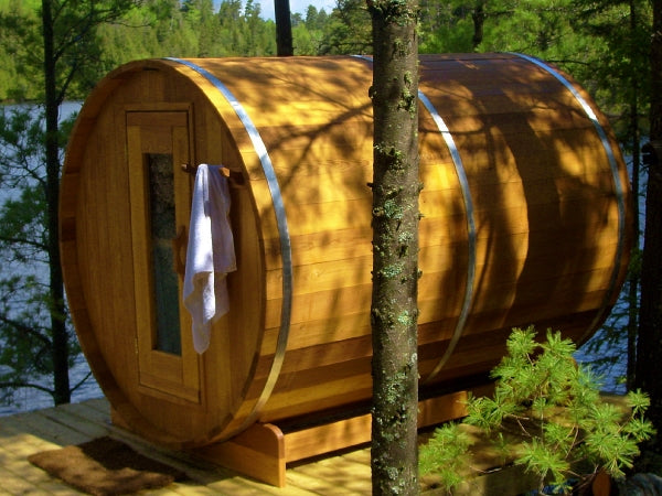 Package Deal 2: Barrel sauna - Ø 213 x L 213 cm